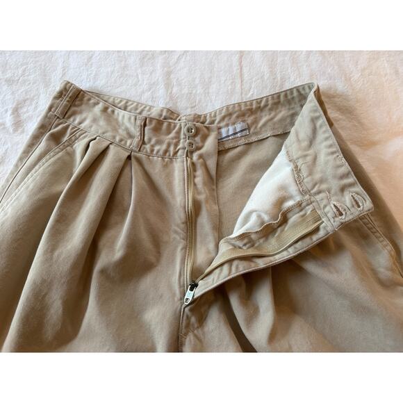 Vtg Marithe Francois Girbaud Women’s Pleated Chino Pants Barrel Leg W30 1980s - Picture 5 of 14